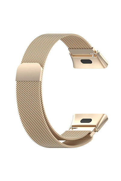 O Ozone ساعة Redmi Watch 3 | سوار ميلانو من الفولاذ المقاوم للصدأ باللون الذه...