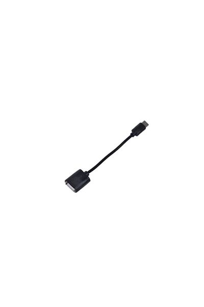 SOHO Data Transfer Cable, OTG USB 2.0 to USB-C, 13 cm, Black