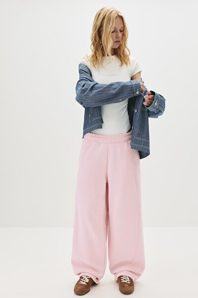 Pull & Bear Barrel kesim eşofman pantolon