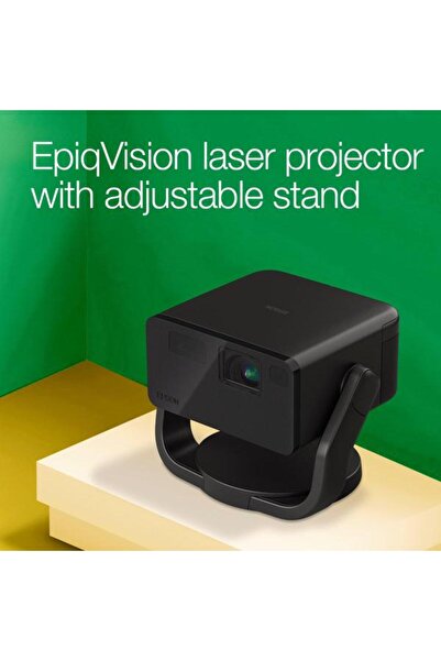 EPSON EF-22B Projector, Laser, 3LCD, Full HD, 1000 Lumen, Cinema Mode, HDMI, USB, Google TV (Black)