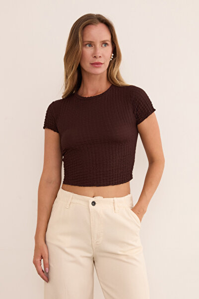 Fulla Moda Κορμάκι από ύφασμα βάφλα