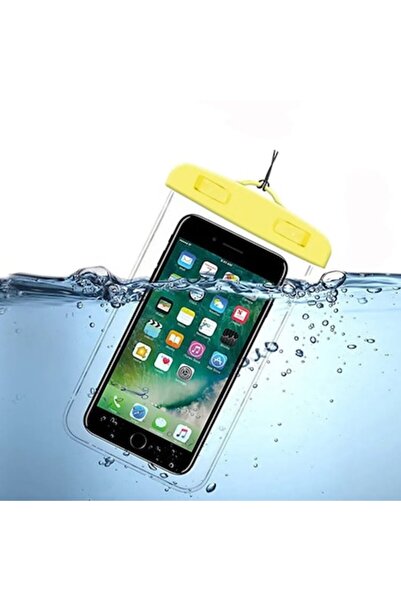 OEM Carcasă de telefon impermeabilă, PVC, galbenă