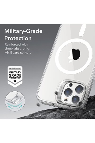 ESR Classic Kickstand HaloLock Case for iPhone 14 Pro, Clear