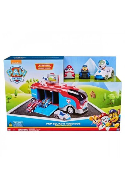 SPIN MASTERR Set de joacă Paw Patrol: Pup Squad & Robo-Dog, Mission Cruiser