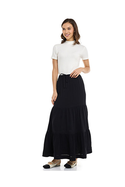 R&B Ribbed Top with High Neck and Short Sleeves