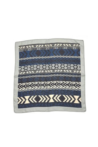 nazipek Soft Fabric Rug Patterned Cotton Bandana Scarf 50X50Cm
