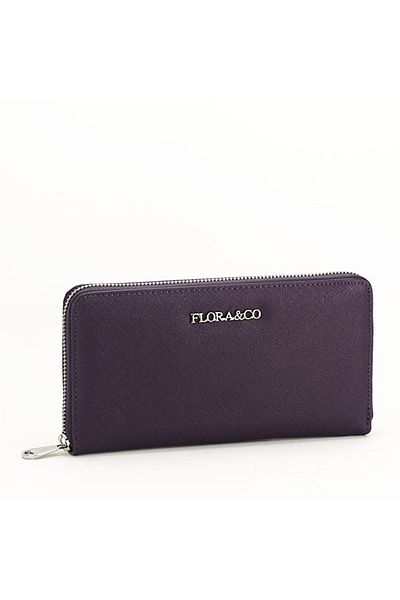 Flora&Co Paris Dark purple wallet Daniela 07