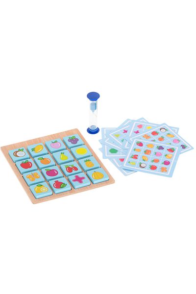 OEM Wooden puzzle with fruits and shapes OEM, Multicolor