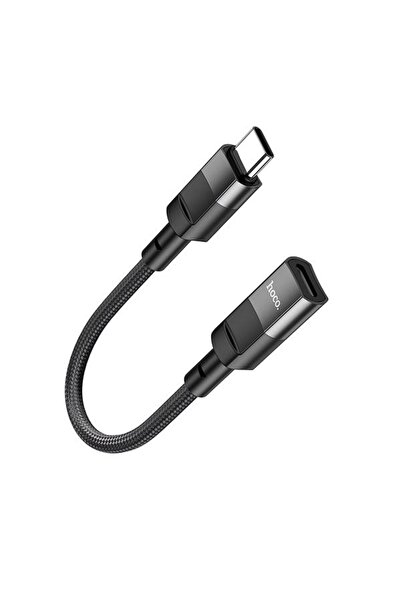 Hoco Adaptor OTG USB-C - Lightning U107, 0.1m, Black