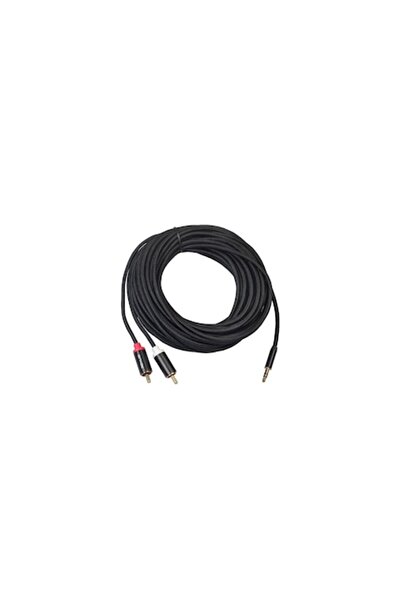 SOHO Cablu audio 2 RCA la Jack 3,5 mm, 5 m, Negru