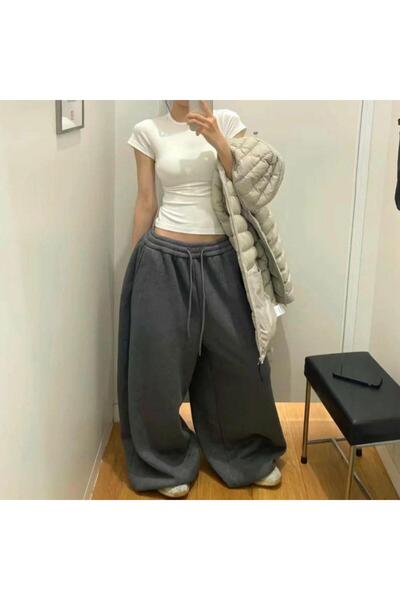 BALİNA Smoked Extra Casual Premium Thin Sweatpants -The Solo
