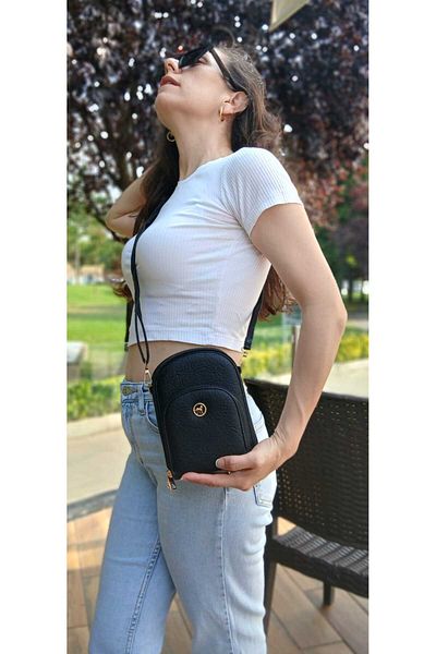 ÇANTA Holder for Phone & Card with Soft Leather Surface: "Asia"