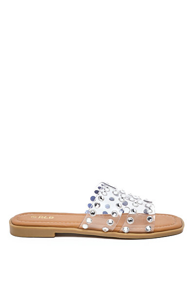 R&B Embellished Flat Sandals