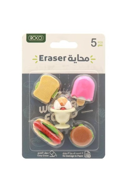 Roco Premium Quality Soft Rubber Eraser for Smooth Clean Erasing