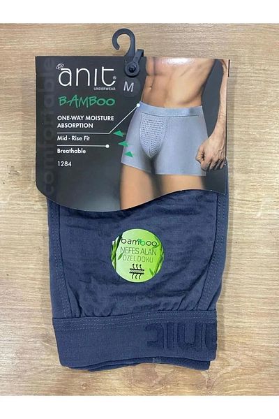 Anıt 3 Pieces Solid Color Lycra Bamboo Men's Boxers 96% Bamboo 4% Lycra