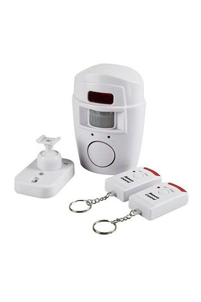 OEM Wireless alarm with 2 remote controls and infrared motion sensor - As Seen On TV