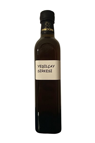 Proori Yıllanmış Yeşilçay Sirkesi Doğal Fermente Canlı Sirke 500 ml 2'li Paket