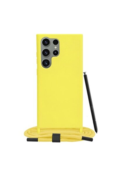 OEM Carcasă pentru Samsung Galaxy S23 Ultra, Metal, Galbenă