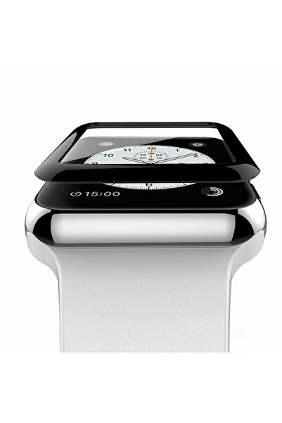 OEM Tempered Glass Protective Screen for Apple Watch 40 mm, Black Transparent