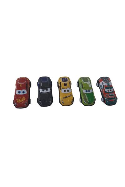 SOHO Set cu 5 mașini de curse, modele diferite, multicolore