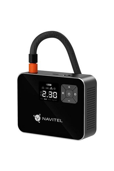 Navitel Electric Vehicle Compressor 16.8WH AIR15AL, 120PSI/8.27 bar, USB-C Input (Black)