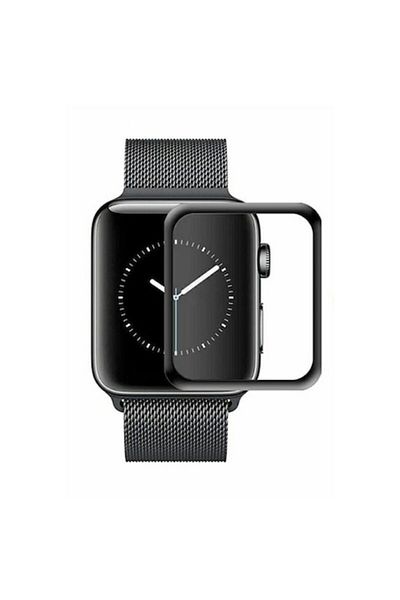 OEM Protective Tempered Glass Screen for Apple Watch 40mm, Black Transparent