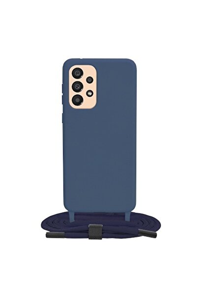 OEM Husă de protecție pentru Samsung Galaxy A33 5G, Grip Pro, Șnur Crossbody, G1592, Metal, Albastră