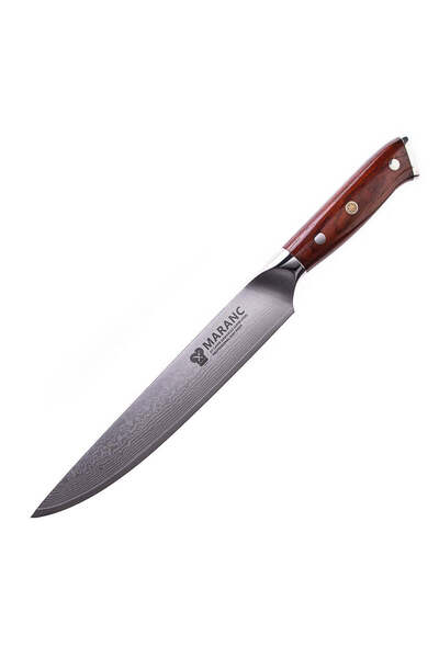 Maranc Cuțit profesional de feliat Maranc, oțel Damasc, 20 cm, M14