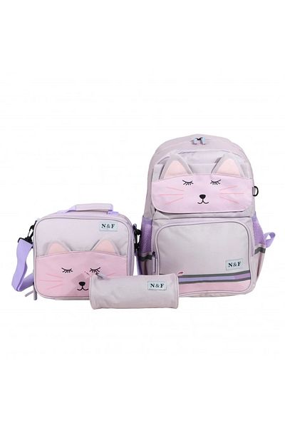 rexa 3-Piece School Backpack Set – 16 Inch with Stylish Unique Design – 2AA44-1611