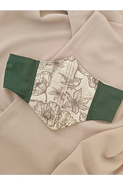 Pinn مشد الخصر منقوش على شكل زهرة الطيور