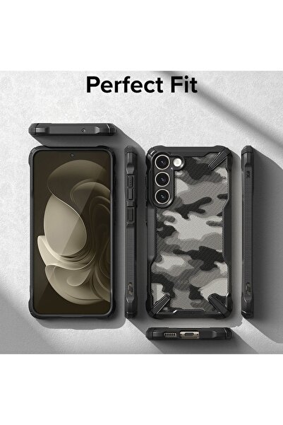 OEM High Protection Case for Samsung Galaxy S23 Plus, Elite Content Z53, Hard Plastic, Camo Intense Dark
