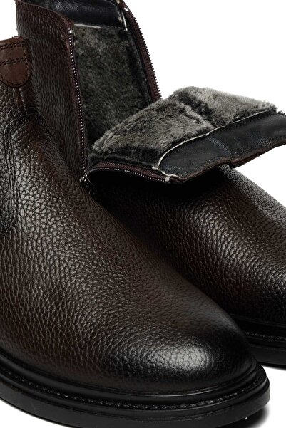 Bestello Ανδρικές μπότες χωρίς κορδόνια με σόλα από καουτσούκ 023-702-24K