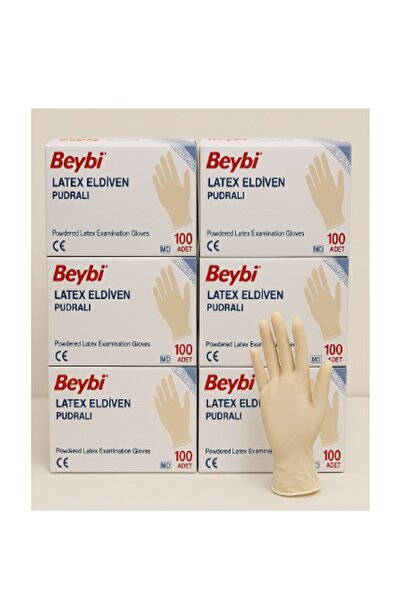 Beybi Lateks Eldiven S Beden 6'lı Paket