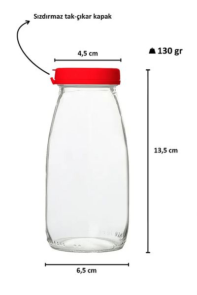 Rotanev 10 Pieces Glass Milk, Buttermilk, Soft Drink Bottles Suitable Cover 45 mm Plastic Leakproof Snap-On Cover