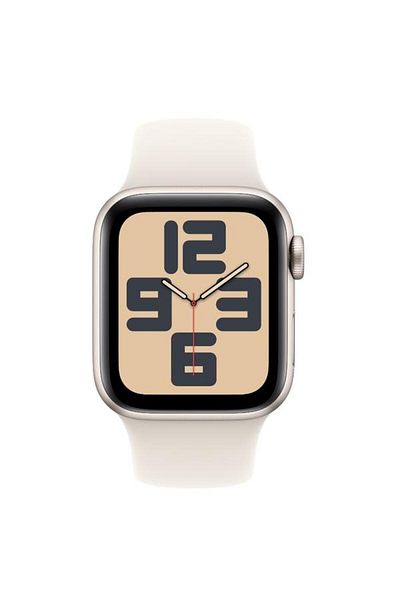 Apple Smartwatch Watch SE (2024), GPS, Cellular, Starlight Aluminium, 40mm