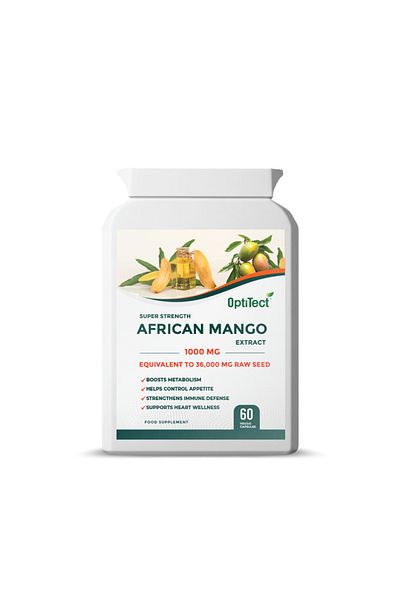 OptiTect African Mango Extract, 60 Veggie Capsules, Boosts Metabolism, Helps Control Appetite