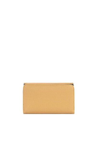 CENGİZ PAKEL Cengiz Pakel Medium Size Magnetic Women's Wallet/Portfolio – 65296L - Mustard/Black