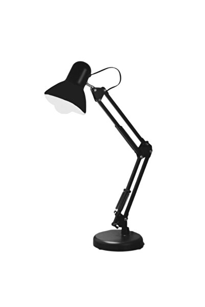 Huzur Elektrik Akrobat E27 Duy Siyah Renk Masa Lambası Led Ampul Dahil