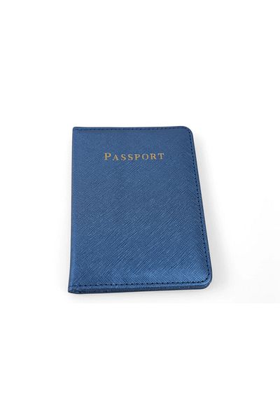 Germag Passport Cover (Textured Blue)