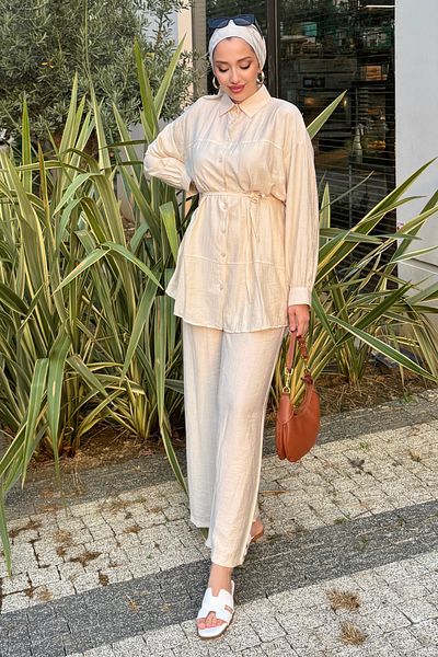 Tesettür Diyarı Set Hijab de vară Renha