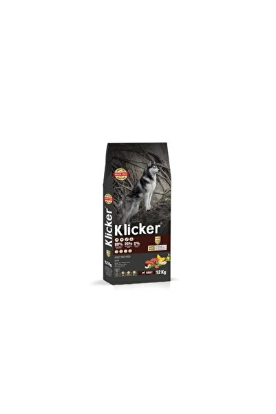 klicker YETİŞKİN KÖPEK KURU MAMASI KUZULU 12 KG
