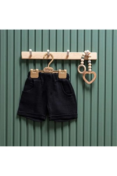 Tiffany Muslin Shorts 26090 Black