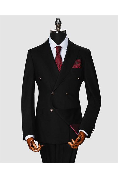Suit Sartoria Ssa 2609 Straight Fabric Double Breasted Double Leg Suit