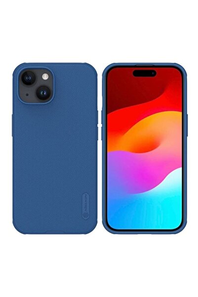 Nillkin Супер матиран калъф тип  "Щит Про " за iPhone 15 Plus, син