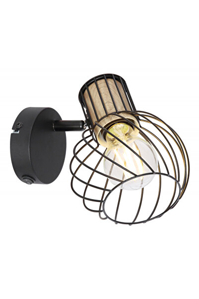 Globo Lighting Spot Luise 54012-1, cu întrerupător, 1xE27, negru, IP20, Globo...