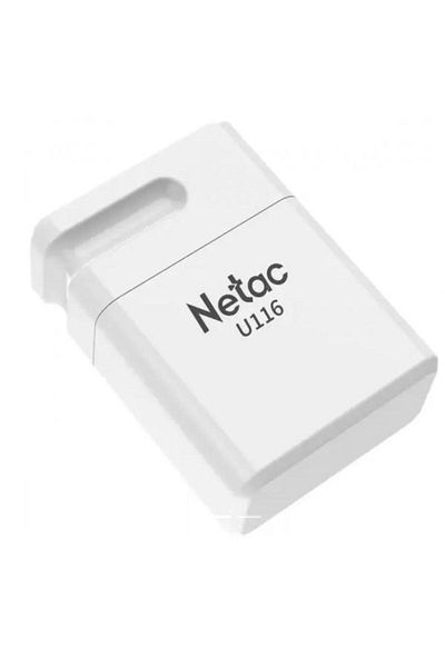 Natec Memorie USB Netac NT03U116N-128G-30WH U116 mini, 128GB, USB 2.0 (Alb)