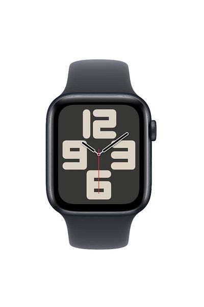 Apple Smartwatch Watch SE (2024), GPS, Cellular, Midnight Aluminium 44mm, LTPO OLED, 32GB, Midnight