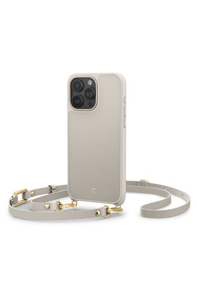OEM Protective Case Compatible with iPhone 15 Pro, Cyrill Classic Charm MagSafe, H251, PU, Cream