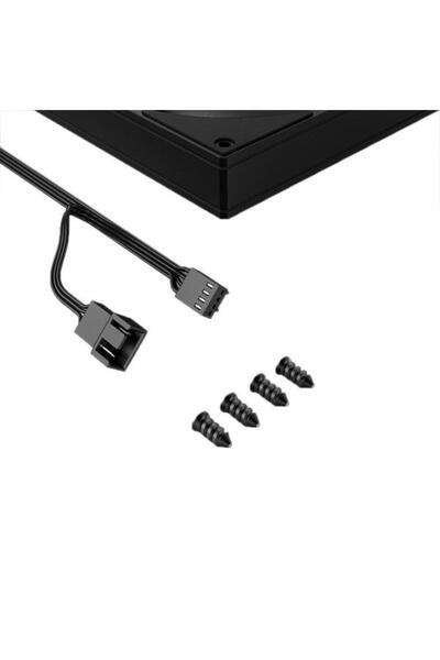 ID-COOLİNG Set 3 ventilatoare AS-120 K, 120mm, Negru