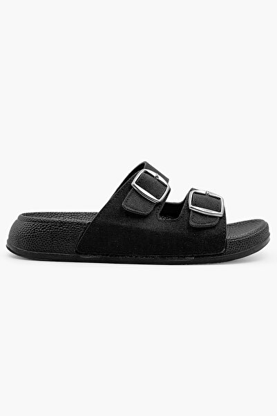 CARLA BELLA Γυναικείες άνετες ορθοπεδικές παντόφλες με λεπτομέρεια αγκράφα Γυναικείες καθημερινές παντόφλες